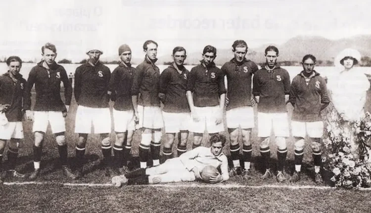 primeiro time fotografado da história do Cruzeiro