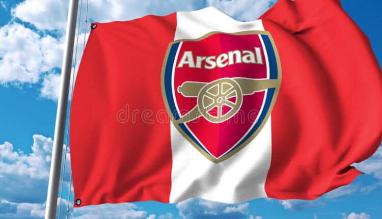 Bandeira trêmula Arsenal