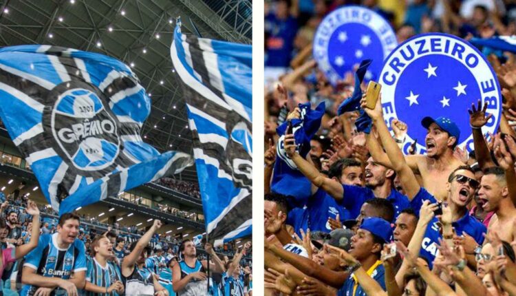 Torcidas Grêmio e Cruzeiro