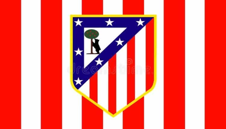 Bandeira escudo Atlético de Madrid