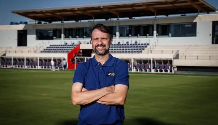 Maurício Souza, técnico do Red Bull Bragantino II